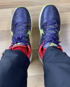 Nike Kobe 6 3D Lakers 白紫 湖人配色 籃球鞋 photo review