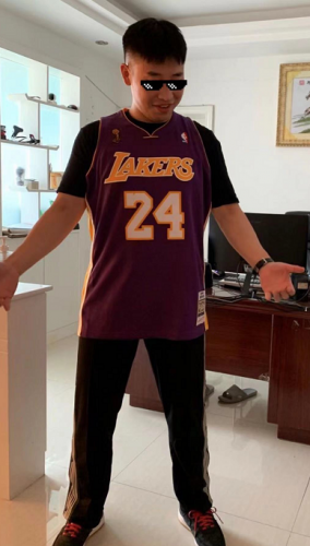 Mitchell & Ness 球衣AU 球員版2008-09總冠軍 湖人隊科比客場24號 紫色 photo review